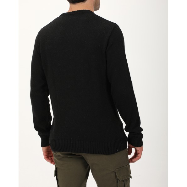Ανδρικό πουλόβερ VAN HIPSTER 342801 μαύρο Ανδρικά