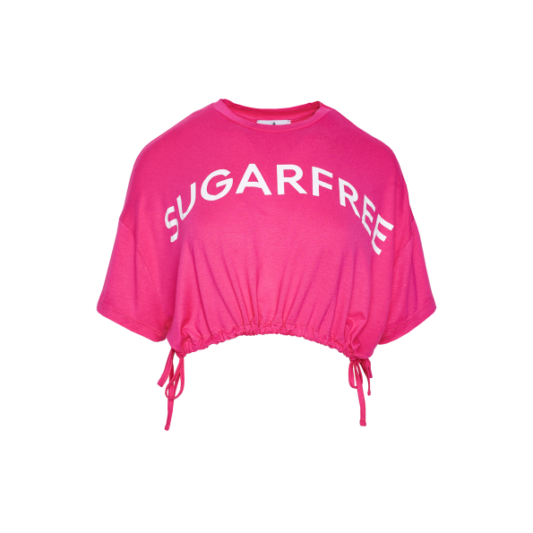 Γυναικεία cropped μπλούζα SUGARFREE 23812151 φούξια