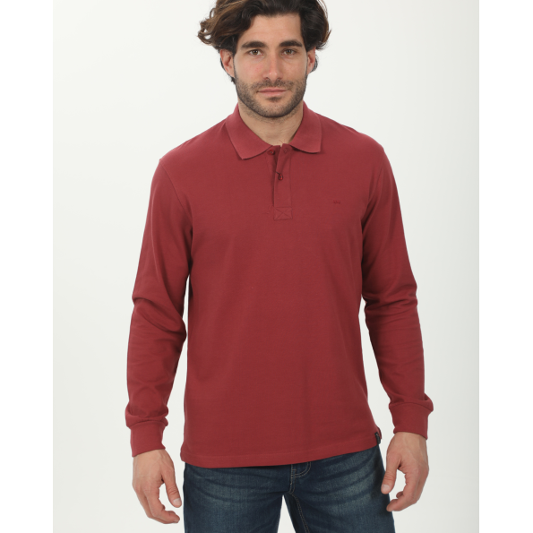 Ανδρική polo μπλούζα VAN HIPSTER 72242 κόκκινη