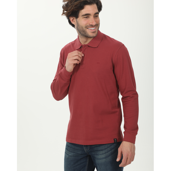 Ανδρική polo μπλούζα VAN HIPSTER 72242 κόκκινη