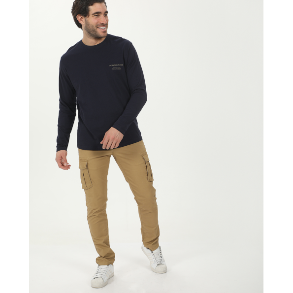 Ανδρικό cargo παντελόνι VAN HIPSTER 72244 μπεζ
