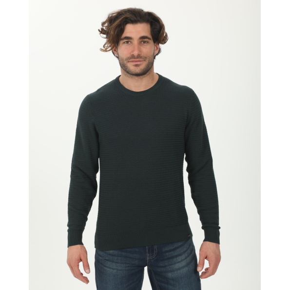 Ανδρική πλεκτή μπλούζα VAN HIPSTER 72281 πράσινη