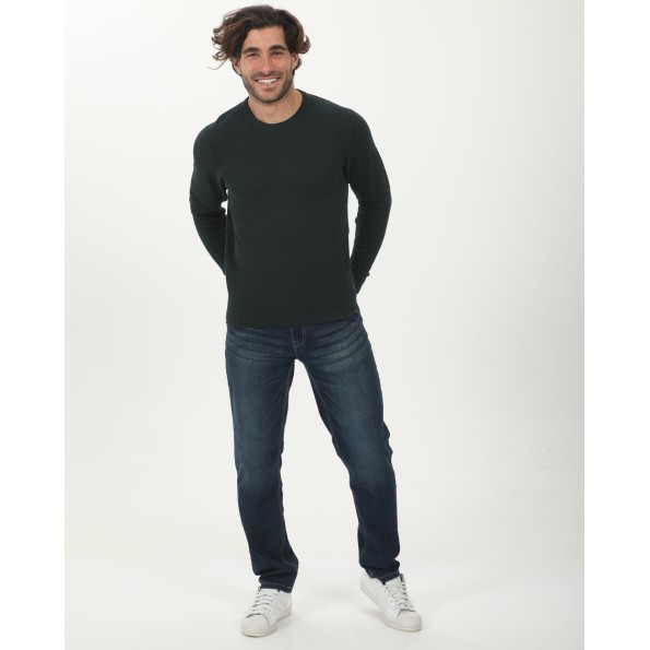 Ανδρική πλεκτή μπλούζα VAN HIPSTER 72281 πράσινη
