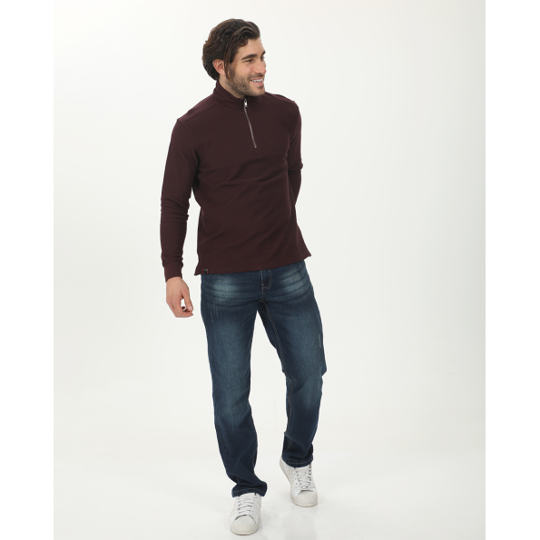 Ανδρικό jean παντελόνι VAN HIPSTER 72286 μπλε