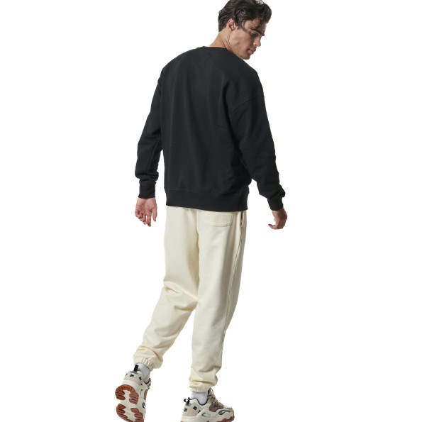 Ανδρική φούτερ μπλούζα BODY ACTION 063417-01 μαύρη Ανδρικά