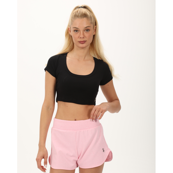 Γυναικείο cropped top SUGARFREE 23812100 μαύρο