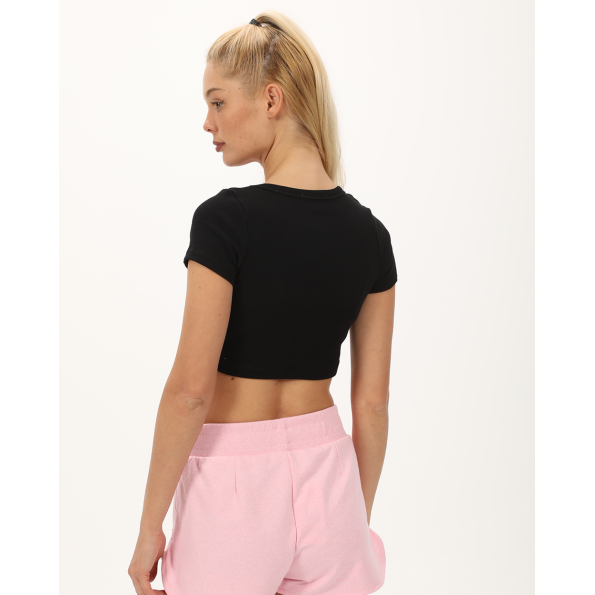 Γυναικείο cropped top SUGARFREE 23812100 μαύρο