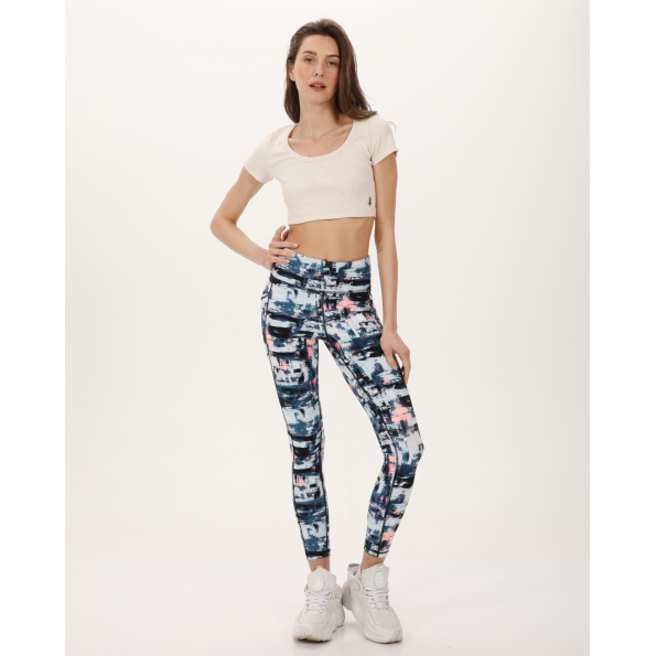 Γυναικείο cropped top SUGARFREE 23812100 μπεζ