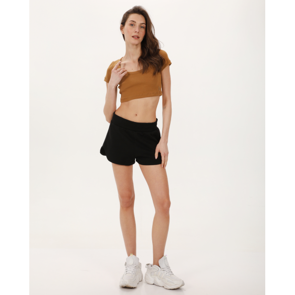 Γυναικείο cropped top SUGARFREE 23812101 καφέ