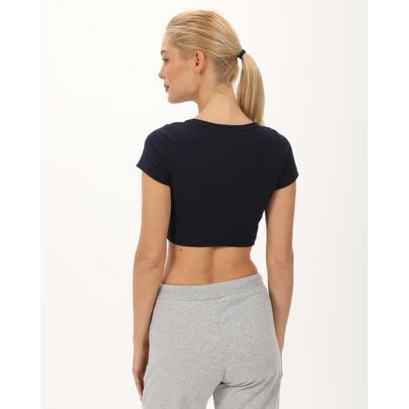 Γυναικείο cropped top SUGARFREE 23812101 ναυτικό μπλε