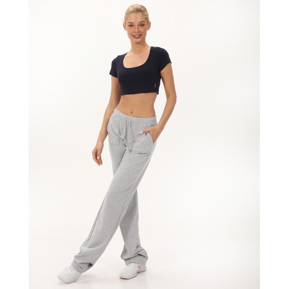 Γυναικείο cropped top SUGARFREE 23812101 ναυτικό μπλε