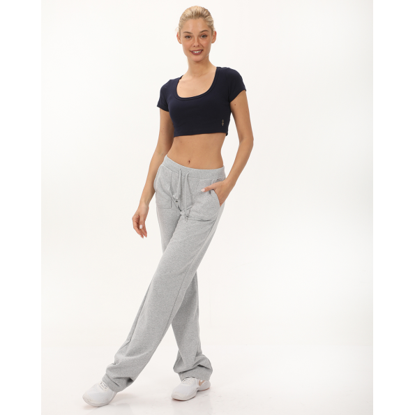 Γυναικείο cropped top SUGARFREE 23812101 ναυτικό μπλε