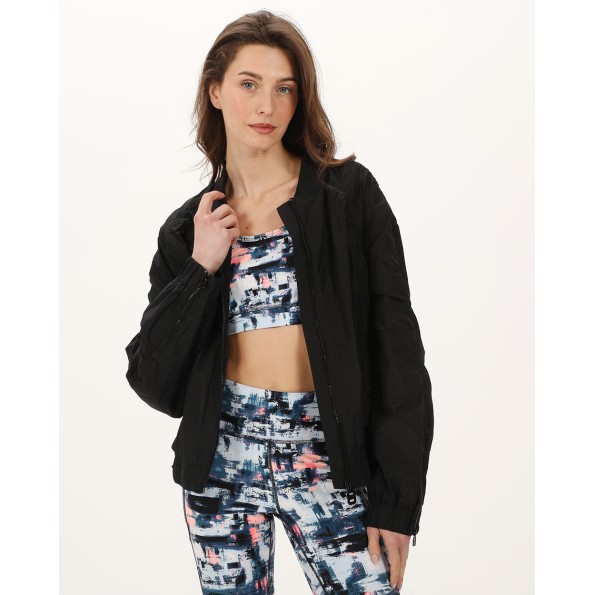 Γυναικείο bomber μπουφάν DKNY P4AC7W19  μαύρο 