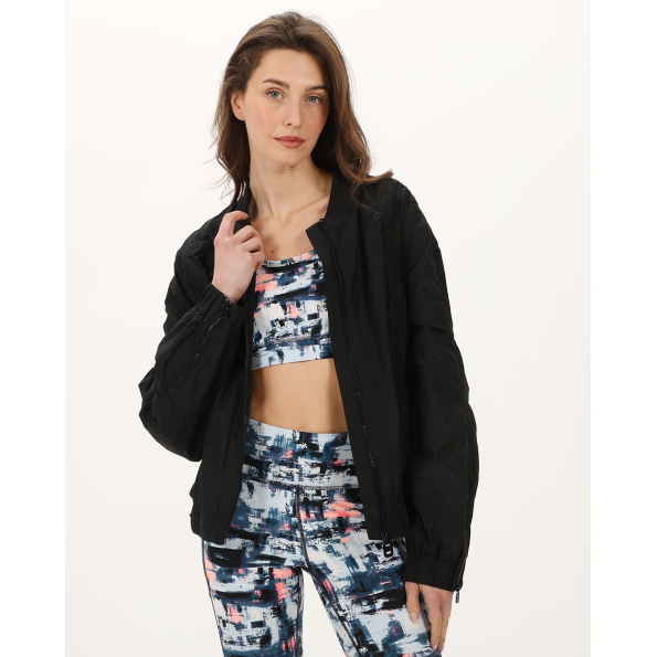Γυναικείο bomber μπουφάν DKNY P4AC7W19  μαύρο 