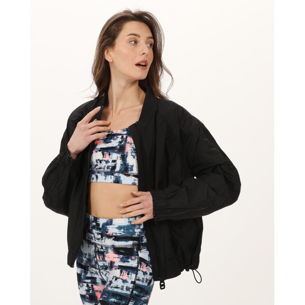 Γυναικείο bomber μπουφάν DKNY P4AC7W19  μαύρο 