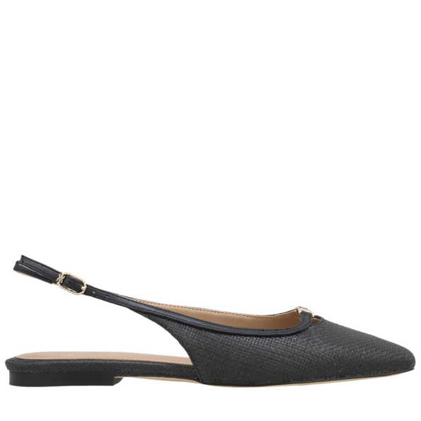Γυναικεία flat slingback SAM EDELMAN  I9498F3001 CLEO μαύρα