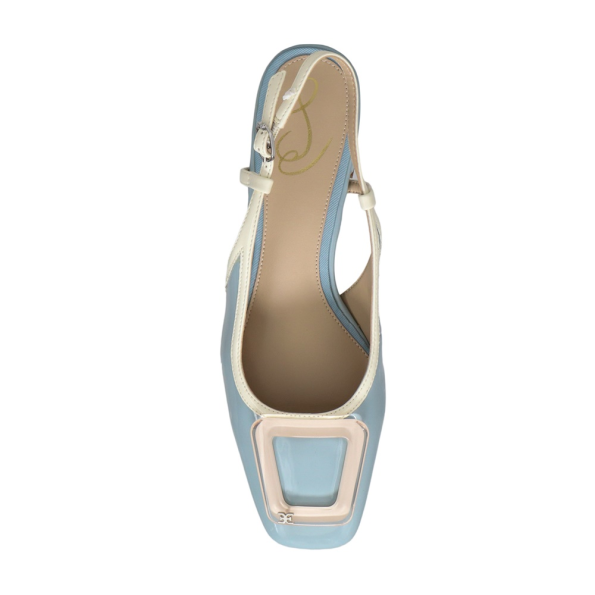 Γυναικείες slingback γόβες SAM EDELMAN I9553S1900 γαλάζιες