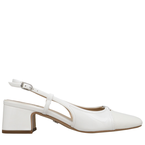 Γυναικεία flat slingback SAM EDELMAN I9850S3100 TARRA λευκά
