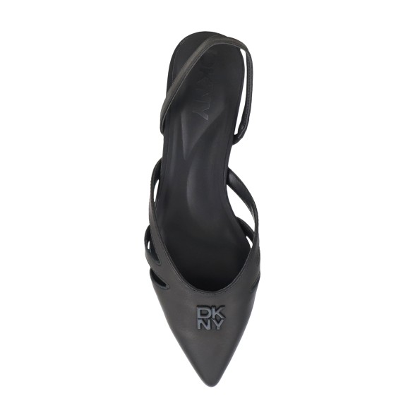 Γυναικείες flat slingback γόβες DKNY K2439711 VERITY μαύρες