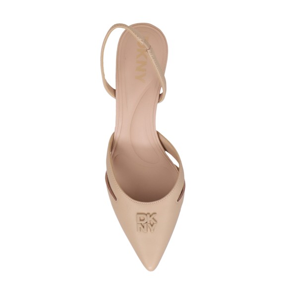 Γυναικείες slingback γόβες DKNY K2463192 GLORIANA μπεζ