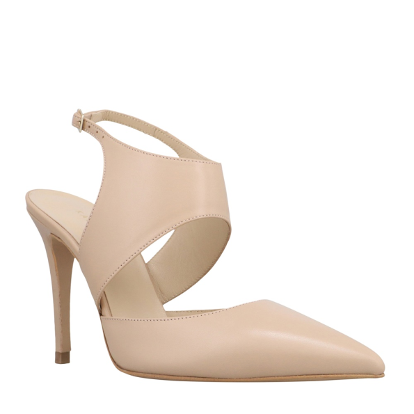 Γυναικείες slingback γόβες ΚΑΛΟΓΗΡΟΥ ΤΡΟΥ LEA μπεζ