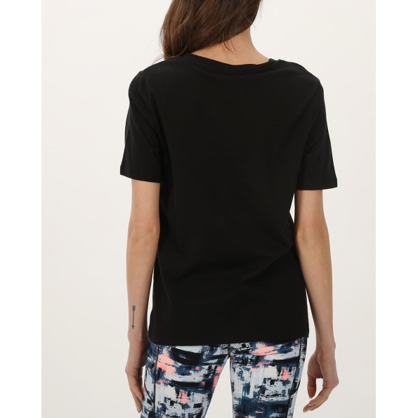 Γυναικείο t-shirt DKNY D2A4A0AT μαύρο