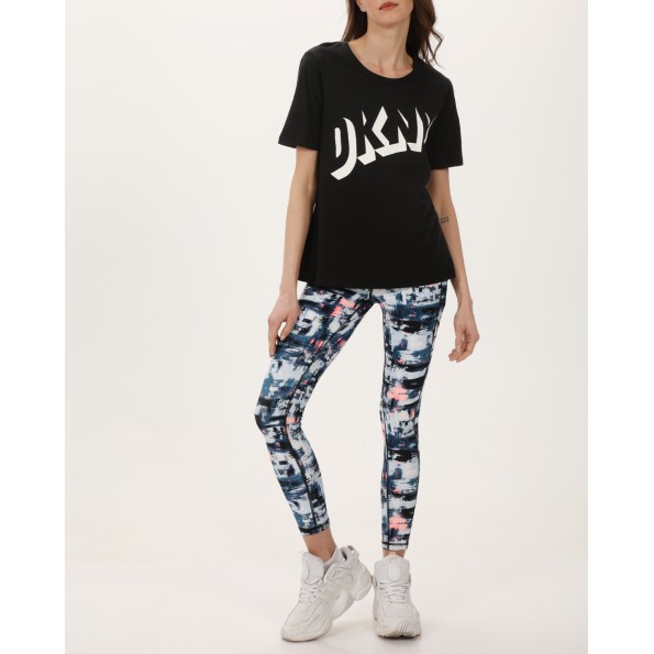 Γυναικείο t-shirt DKNY D2A4A0AT μαύρο