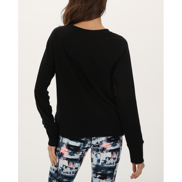 Γυναικεία φούτερ μπλούζα DKNY DP3T8815 μαύρη