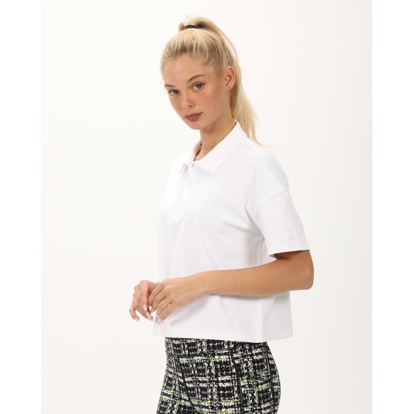 Γυναικεία cropped μπλούζα DKNY DP3T9642 λευκή