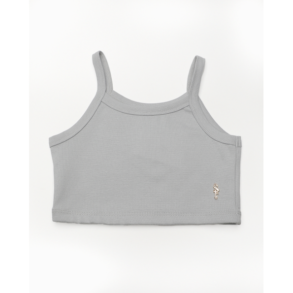 Παιδικό crop top SUGARFREE 22612210 γκρι