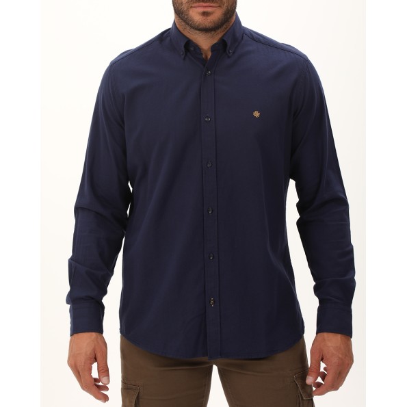 Ανδρικό πουκάμισο DORS 1035008.C04 ναυτικό μπλε