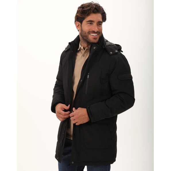 Ανδρικό μπουφάν DORS 3035009.C05 μαύρο Ανδρικά