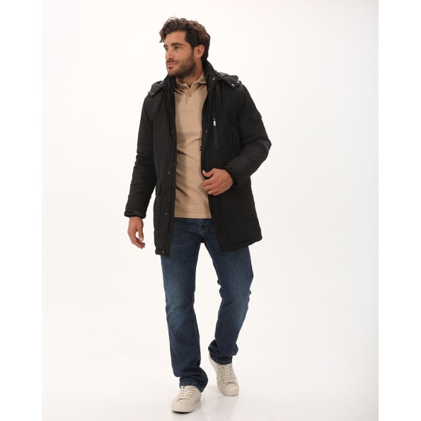 Ανδρικό μπουφάν DORS 3035009.C05 μαύρο Ανδρικά