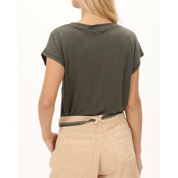 Γυναικείο t-shirt ATTRATTIVO 9918811 χακί