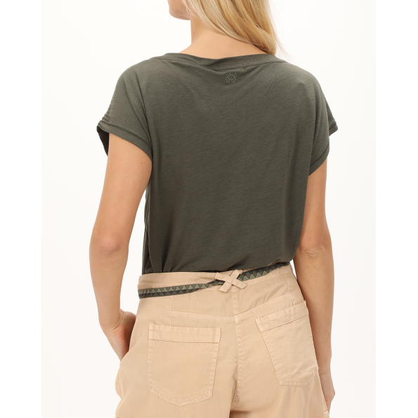 Γυναικείο t-shirt ATTRATTIVO 9918811 χακί
