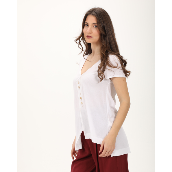 Γυναικείο top ATTRATTIVO 91032299 λευκό