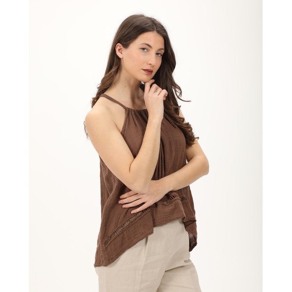 Γυναικείο top ATTRATIVO 9917974 καφέ