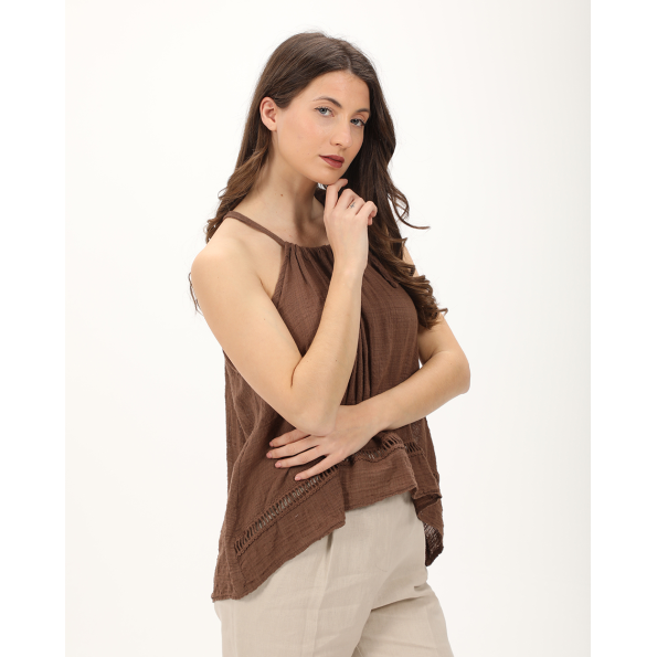 Γυναικείο top ATTRATIVO 9917974 καφέ