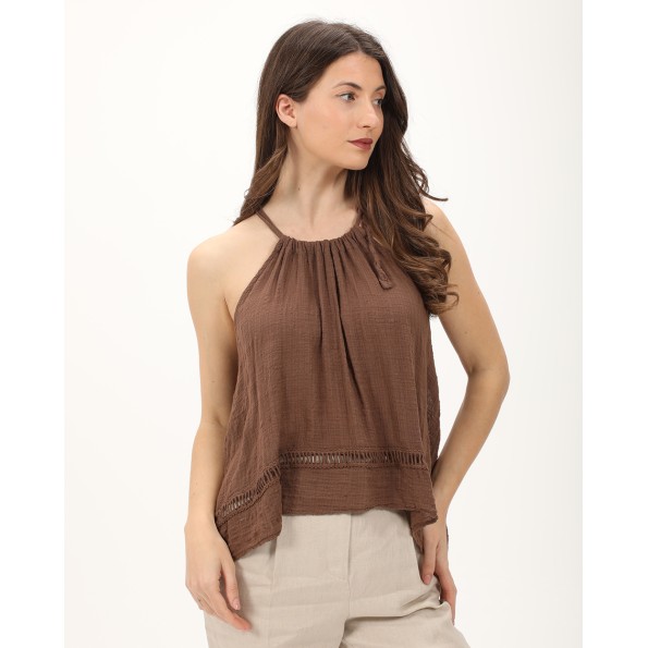 Γυναικείο top ATTRATIVO 9917974 καφέ