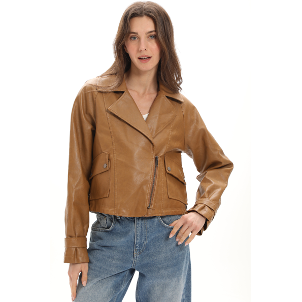 Γυναικείο jacket ATTRATTIVO 9918337 καφέ