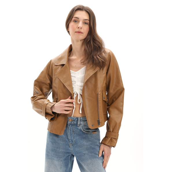 Γυναικείο jacket ATTRATTIVO 9918337 καφέ