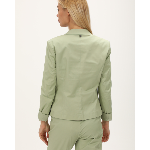 Γυναικείο σακάκι blazer ATTRATTIVO 9918381 πράσινο μέντας 