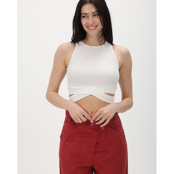 Γυναικείο top ATTRATTIVO 9918954 λευκό
