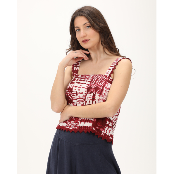 Γυναικείο top ATTRATTIVO 9919176 κόκκινο