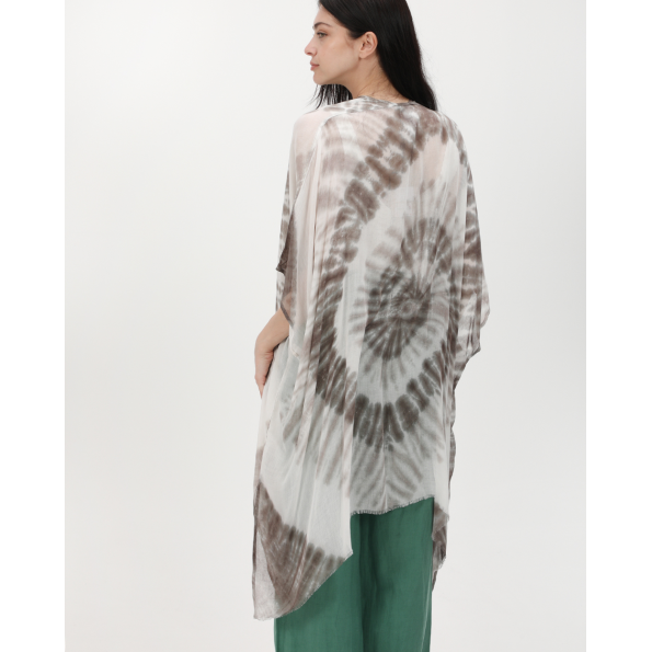 Γυναικείο κιμονό ATTRATTIVO 9919042 μπεζ tie dye 