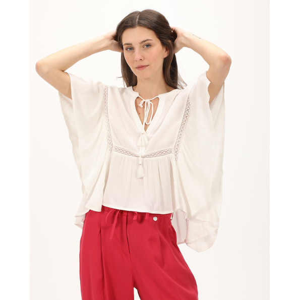 Γυναικεία tunic ATTRATTIVO 9919050 λευκή