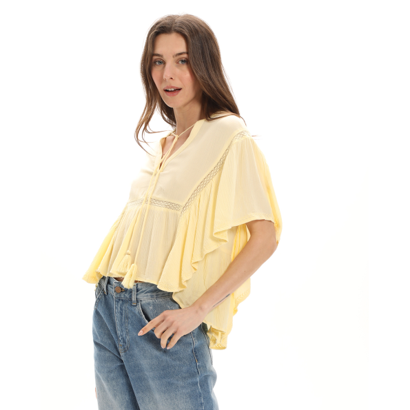 Γυναικεία tunic ATTRATTIVO 9919050 κίτρινη