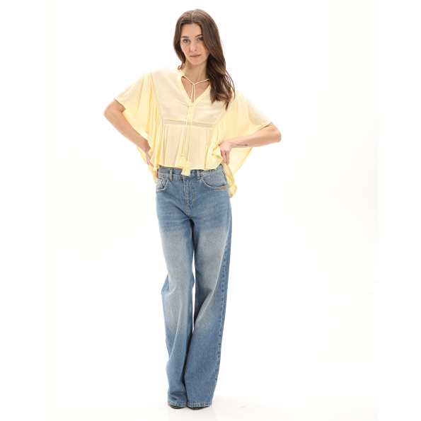 Γυναικεία tunic ATTRATTIVO 9919050 κίτρινη