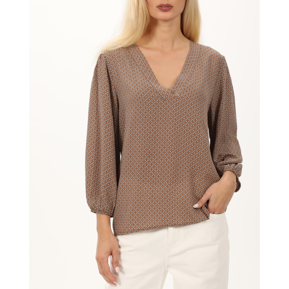 Γυναικεία tunic ATTRATTIVO 9919061 καφέ