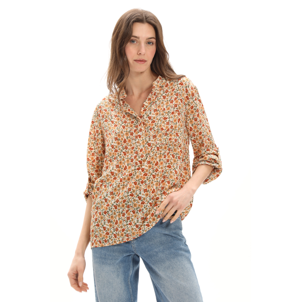 Γυναικεία tunic ATTRATTIVO 9919062 μπεζ floral 